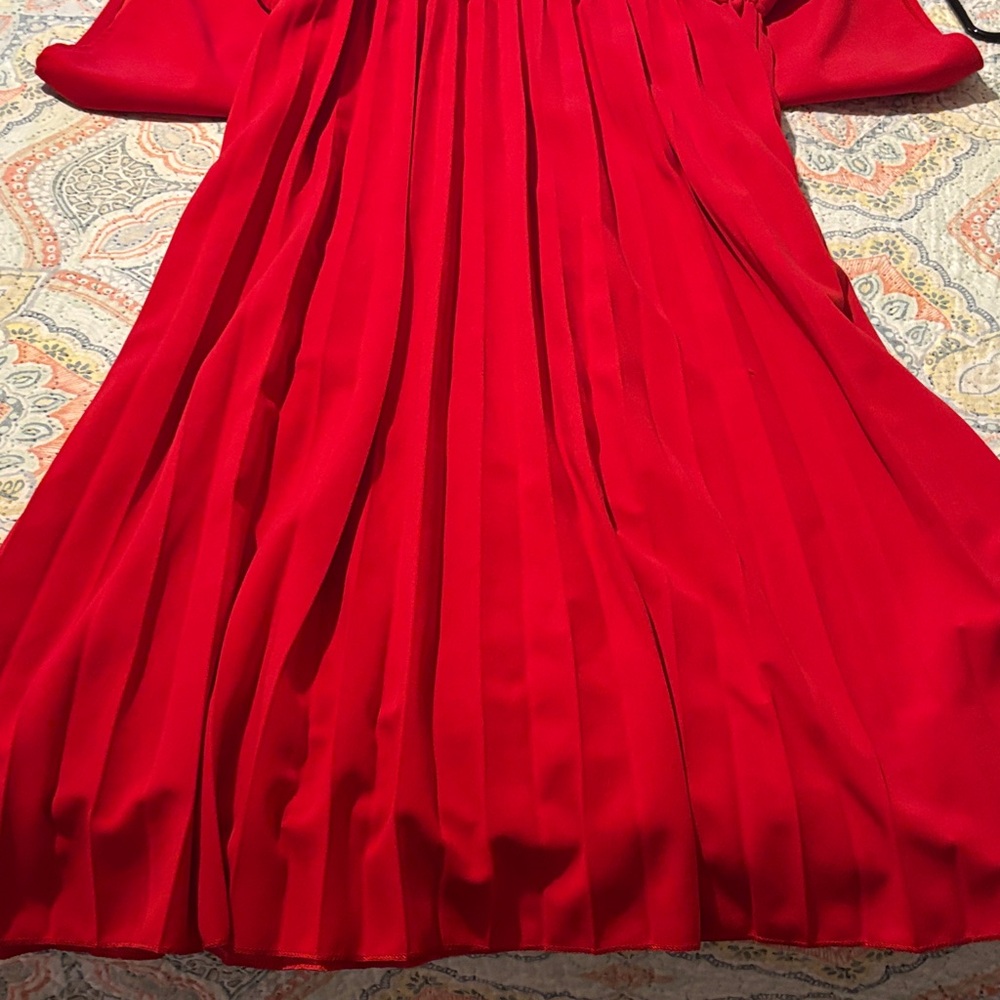 SHEIN Red Midi Dress - Picture 5 of 7